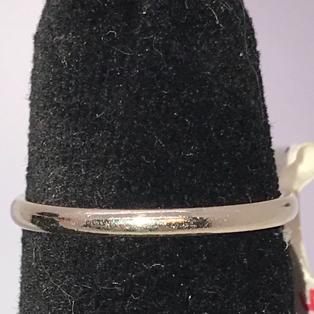 Vintage Orange Blossom 14kt White Gold Ring, Size 7